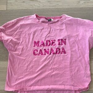 Pink 'Made in Canada' T-Shirt